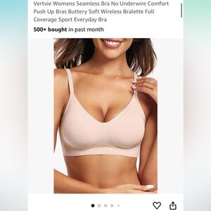 Comfortable bra, no underwire.